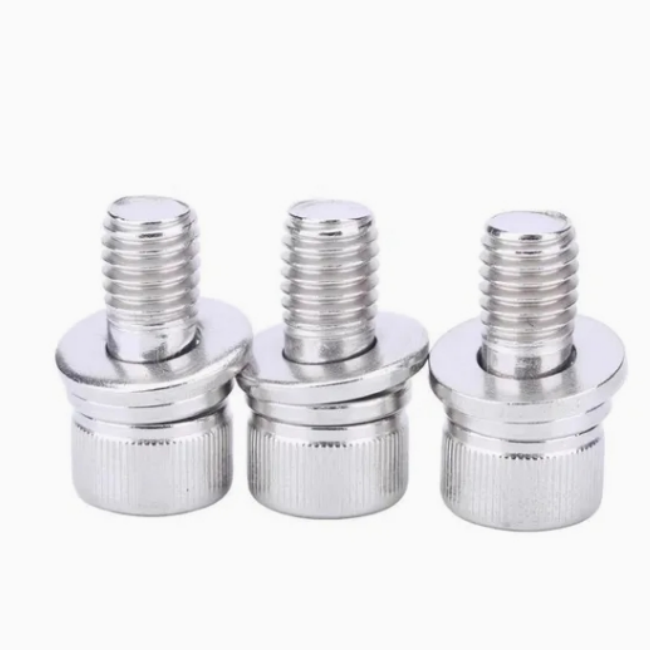 Stainless Steel Hexagon Socket Bolt With Spring Washer and Flat Washer Set